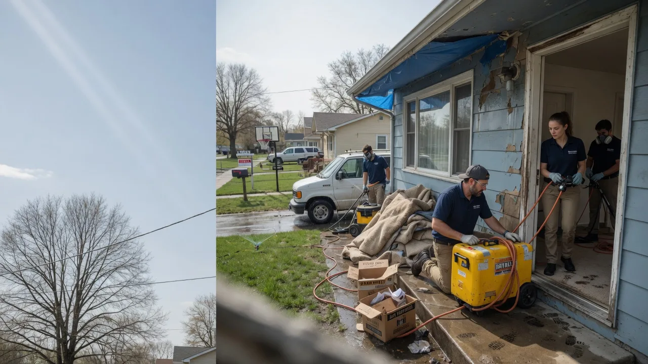 Basement Flood Cleanup in Bellmont, IL near me